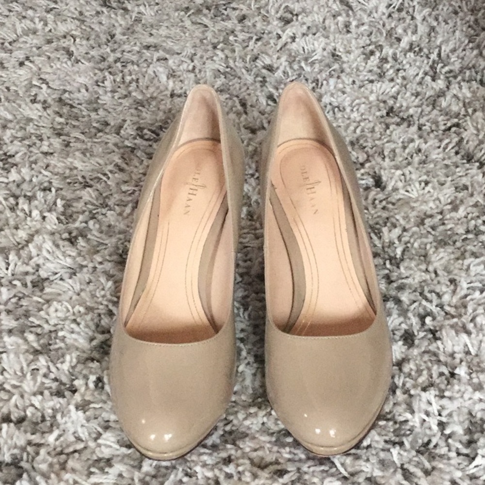 Cole Haan Nike air nude patent leather pump 👠